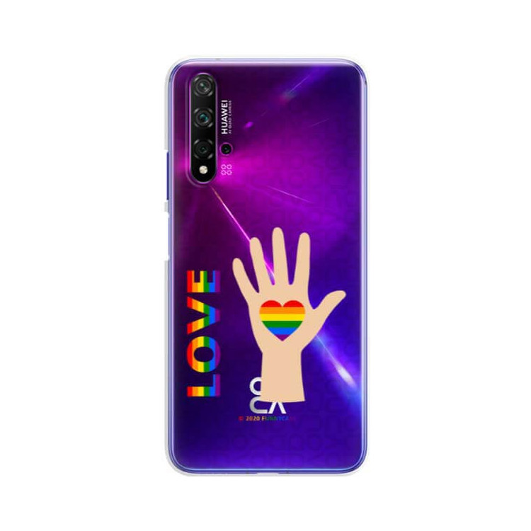 Etui Huawei NOVA 5, Etui LGBT Wzory 2020-1 Wielokolorowy - FunnyCase