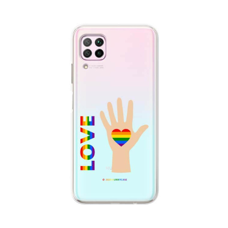 Etui Huawei P40 LITE, Etui LGBT Wzory 2020-1 Wielokolorowy - FunnyCase