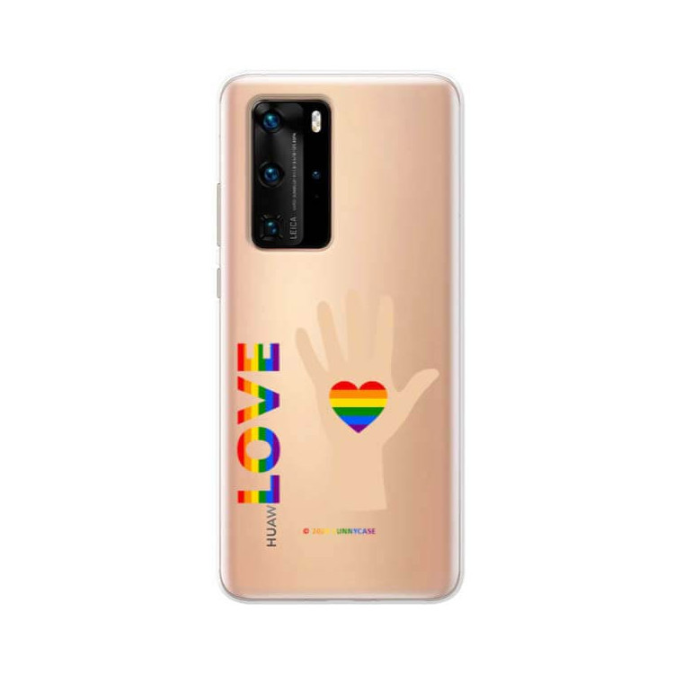 Etui Huawei P40 PRO, Etui LGBT Wzory 2020-1 Wielokolorowy - FunnyCase