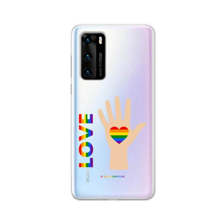 Etui Huawei P40, Etui LGBT Wzory 2020-1 Wielokolorowy - FunnyCase