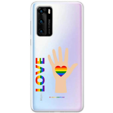 Etui Huawei P40, Etui LGBT Wzory 2020-1 Wielokolorowy - FunnyCase