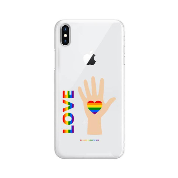 ETUI CLEAR NA TELEFON APPLE IPHONE X / XS LGBT-2020-1-102