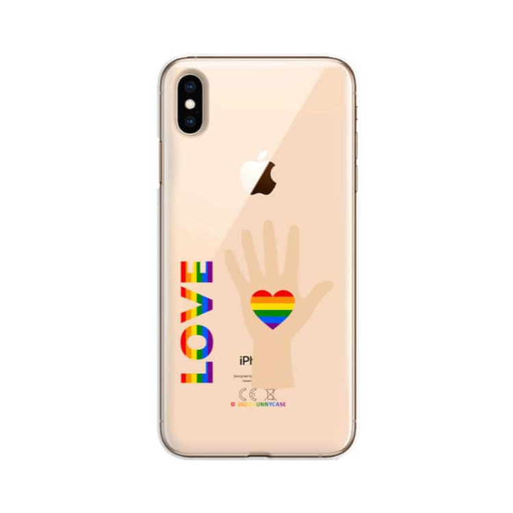 Etui Apple IPHONE XS MAX, Etui LGBT Wzory 2020-1 Wielokolorowy - FunnyCase