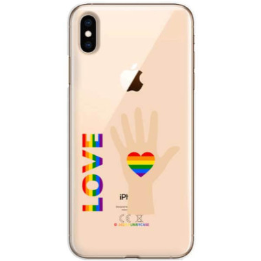 Etui Apple IPHONE XS MAX, Etui LGBT Wzory 2020-1 Wielokolorowy - FunnyCase