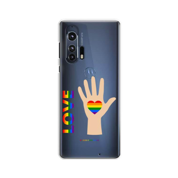 ETUI CLEAR NA TELEFON MOTOROLA EDGE PLUS LGBT-2020-1-102