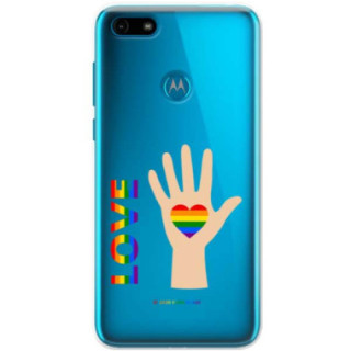 Etui Motorola MOTO E6 PLAY, Etui LGBT Wzory 2020-1 Wielokolorowy - FunnyCase