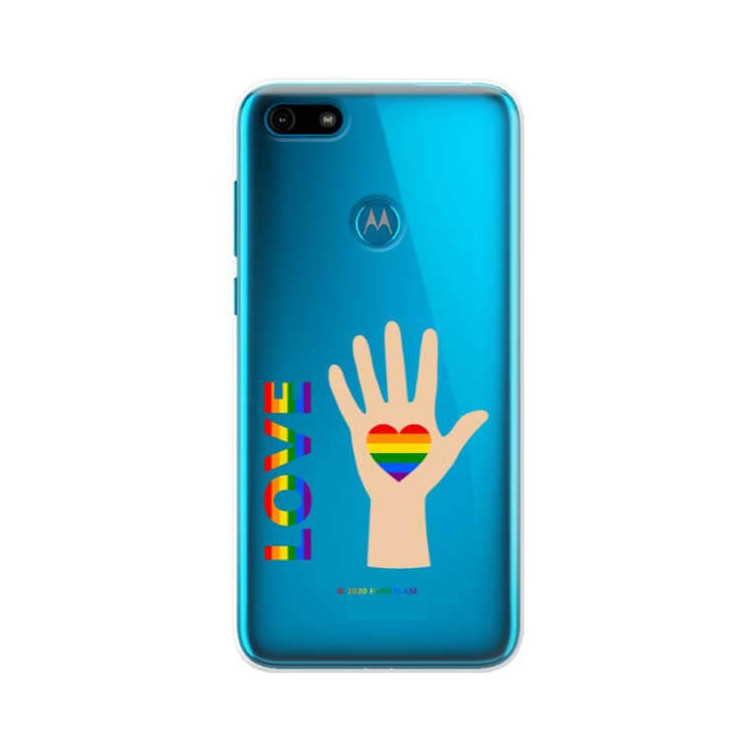 Etui Motorola MOTO E6 PLAY, Etui LGBT Wzory 2020-1 Wielokolorowy - FunnyCase