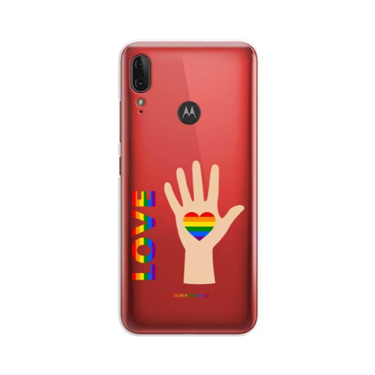 Etui Motorola MOTO E6 PLUS, Etui LGBT Wzory 2020-1 Wielokolorowy - FunnyCase