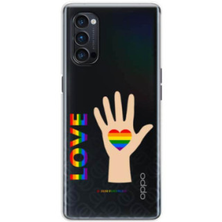 ETUI CLEAR NA TELEFON OPPO RENO 4 PRO 5G LGBT-2020-1-102