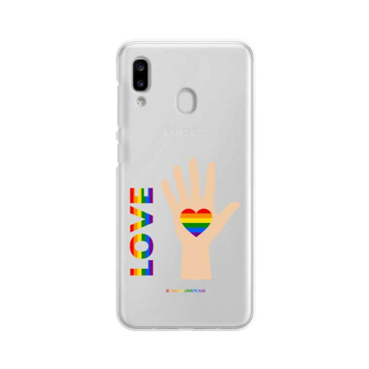 Etui Samsung GALAXY A20E, Etui LGBT Wzory 2020-1 Wielokolorowy - FunnyCase