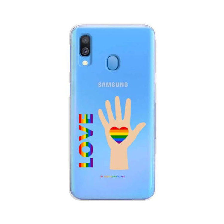 Etui Samsung GALAXY A40, Etui LGBT Wzory 2020-1 Wielokolorowy - FunnyCase