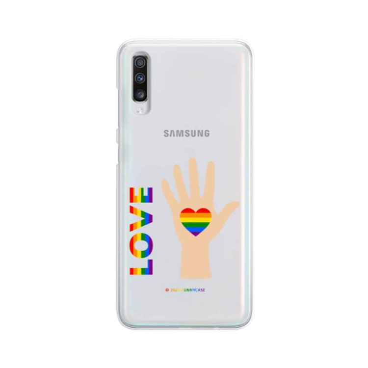 Etui Samsung GALAXY A70, Etui LGBT Wzory 2020-1 Wielokolorowy - FunnyCase