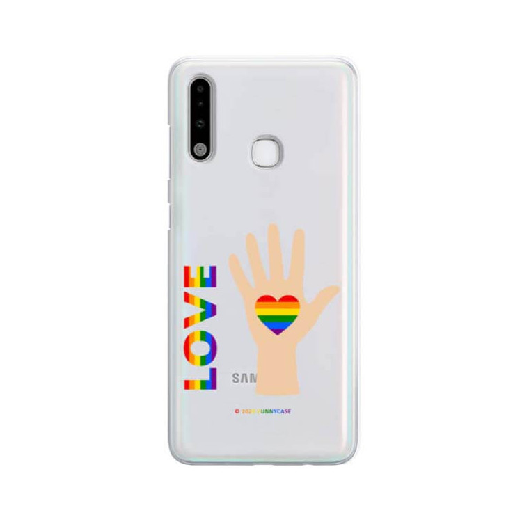 Etui Samsung GALAXY A70E, Etui LGBT Wzory 2020-1 Wielokolorowy - FunnyCase