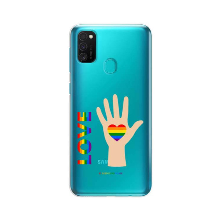 Etui Samsung GALAXY M21, Etui LGBT Wzory 2020-1 Wielokolorowy - FunnyCase