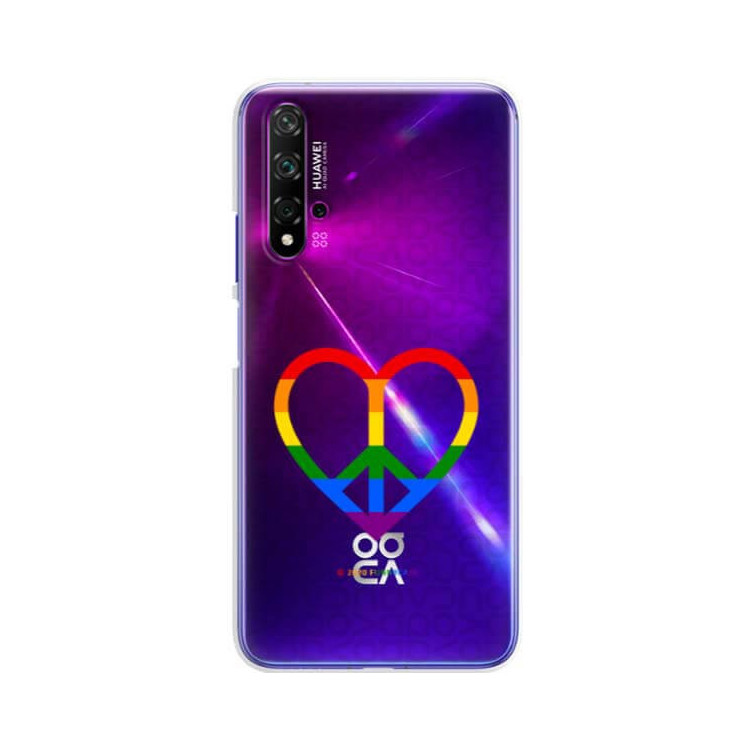 Etui Huawei NOVA 5, Etui LGBT Wzory 2020-1 Wielokolorowy - FunnyCase