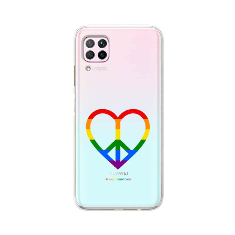 Etui Huawei P40 LITE, Etui LGBT Wzory 2020-1 Wielokolorowy - FunnyCase