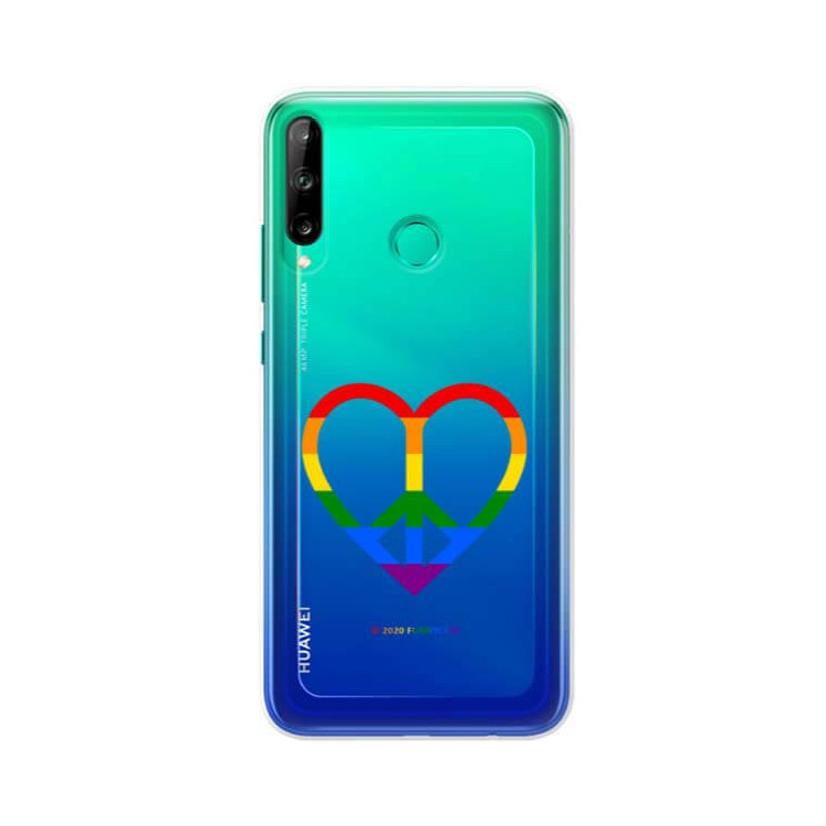 Etui Huawei P40 LITE E / Y7P, Etui LGBT Wzory 2020-1 Wielokolorowy - FunnyCase