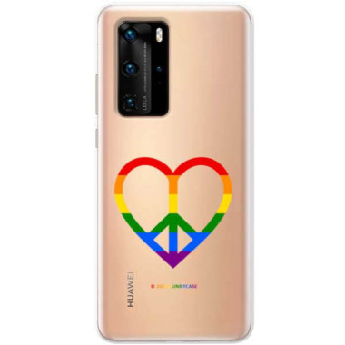 Etui Huawei P40 PRO, Etui LGBT Wzory 2020-1 Wielokolorowy - FunnyCase