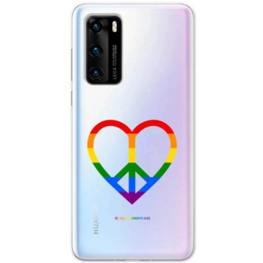 Etui Huawei P40, Etui LGBT Wzory 2020-1 Wielokolorowy - FunnyCase