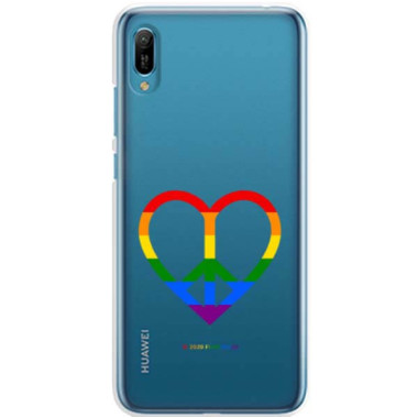 Etui Huawei Y6 2019, Etui LGBT Wzory 2020-1 Wielokolorowy - FunnyCase