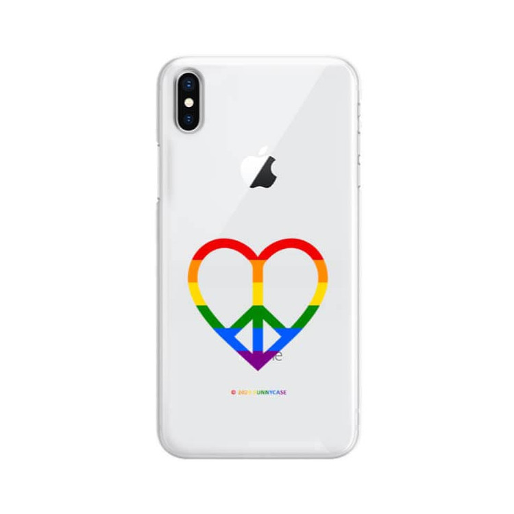 Etui Apple IPHONE X / XS, Etui LGBT Wzory 2020-1 Wielokolorowy - FunnyCase