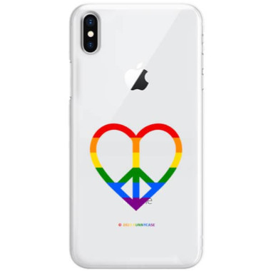 Etui Apple IPHONE X / XS, Etui LGBT Wzory 2020-1 Wielokolorowy - FunnyCase