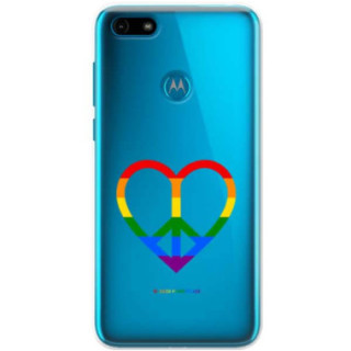 Etui Motorola MOTO E6 PLAY, Etui LGBT Wzory 2020-1 Wielokolorowy - FunnyCase