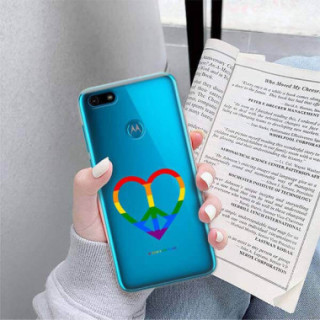 Etui Motorola MOTO E6 PLAY, Etui LGBT Wzory 2020-1 Wielokolorowy - FunnyCase