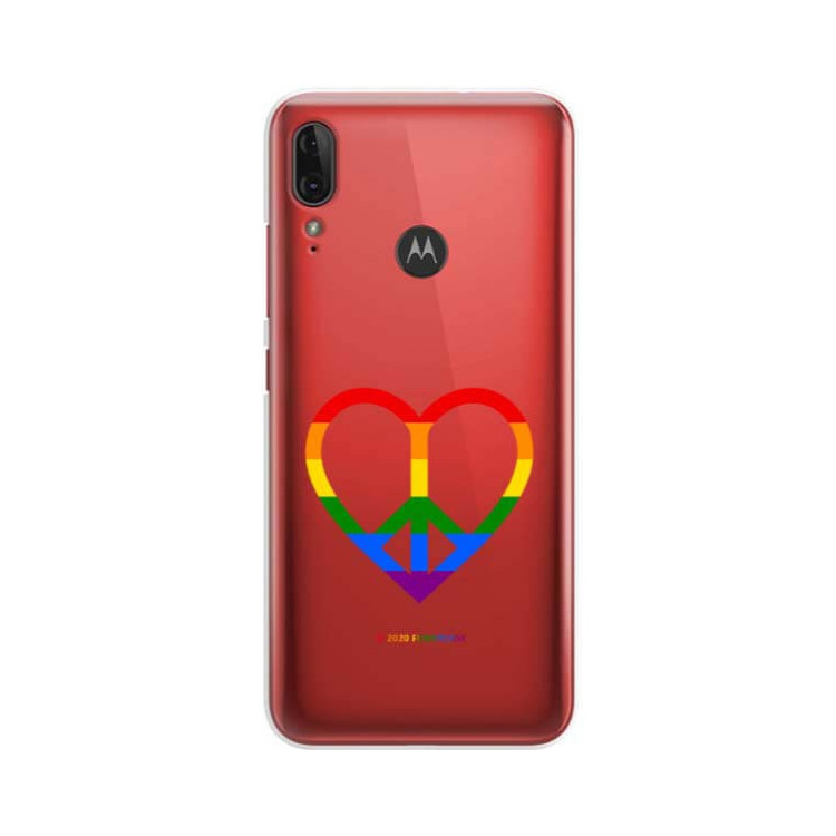 Etui Motorola MOTO E6 PLUS, Etui LGBT Wzory 2020-1 Wielokolorowy - FunnyCase