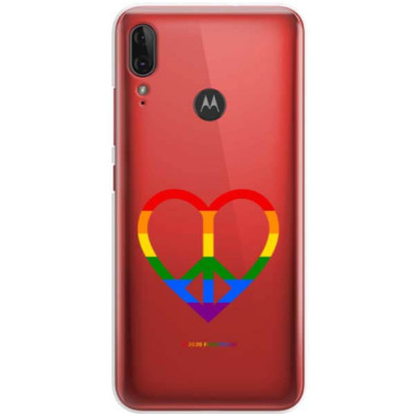 Etui Motorola MOTO E6 PLUS, Etui LGBT Wzory 2020-1 Wielokolorowy - FunnyCase