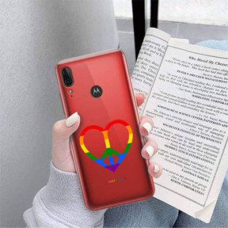 Etui Motorola MOTO E6 PLUS, Etui LGBT Wzory 2020-1 Wielokolorowy - FunnyCase