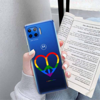 ETUI CLEAR NA TELEFON MOTOROLA MOTO G 5G PLUS LGBT-2020-1-103