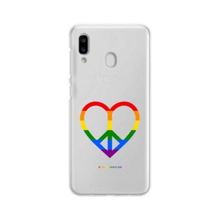 Etui Samsung GALAXY A20E, Etui LGBT Wzory 2020-1 Wielokolorowy - FunnyCase