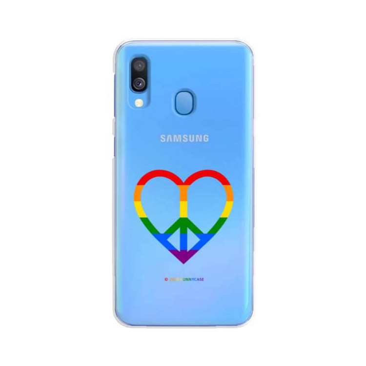 Etui Samsung GALAXY A40, Etui LGBT Wzory 2020-1 Wielokolorowy - FunnyCase