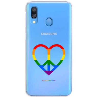 Etui Samsung GALAXY A40, Etui LGBT Wzory 2020-1 Wielokolorowy - FunnyCase