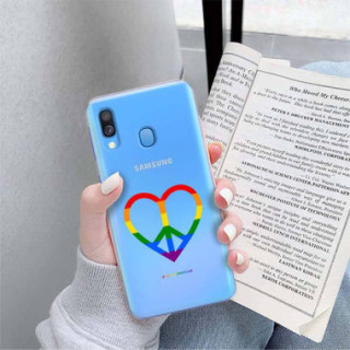 Etui Samsung GALAXY A40, Etui LGBT Wzory 2020-1 Wielokolorowy - FunnyCase