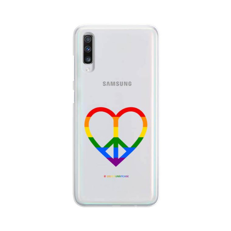 Etui Samsung GALAXY A70, Etui LGBT Wzory 2020-1 Wielokolorowy - FunnyCase