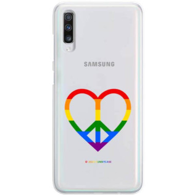 Etui Samsung GALAXY A70, Etui LGBT Wzory 2020-1 Wielokolorowy - FunnyCase