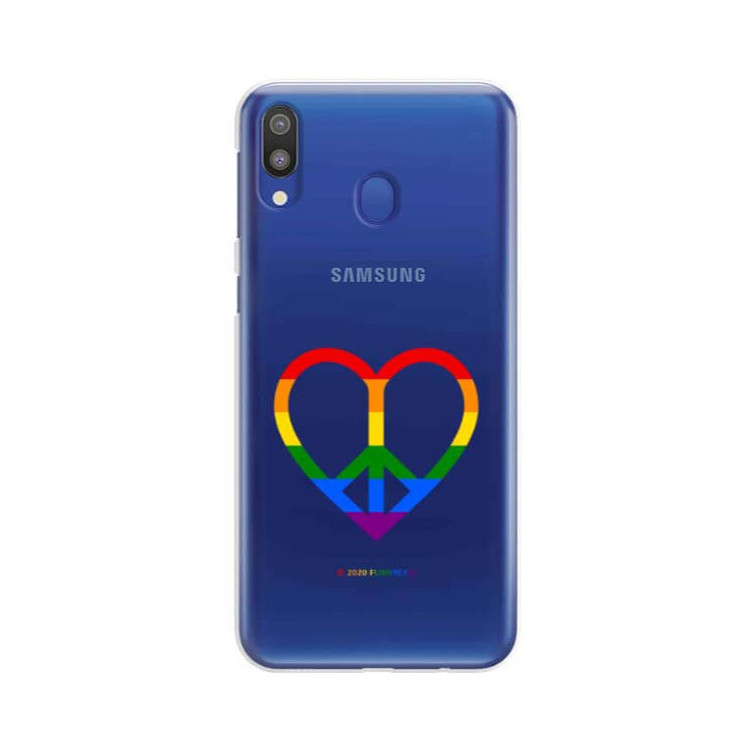 Etui Samsung GALAXY M20, Etui LGBT Wzory 2020-1 Wielokolorowy - FunnyCase