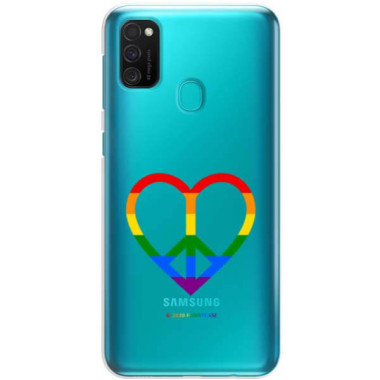 Etui Samsung GALAXY M21, Etui LGBT Wzory 2020-1 Wielokolorowy - FunnyCase