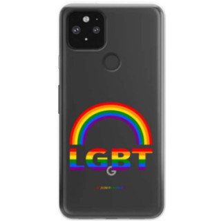 ETUI CLEAR NA TELEFON GOOGLE PIXEL 5 LGBT-2020-1-104