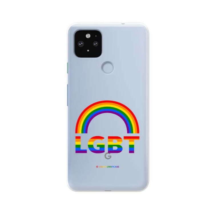 ETUI CLEAR NA TELEFON GOOGLE PIXEL 5 XL LGBT-2020-1-104