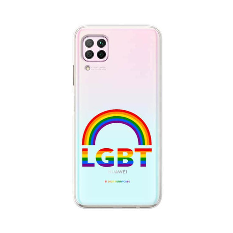 Etui Huawei P40 LITE, Etui LGBT Wzory 2020-1 Wielokolorowy - FunnyCase