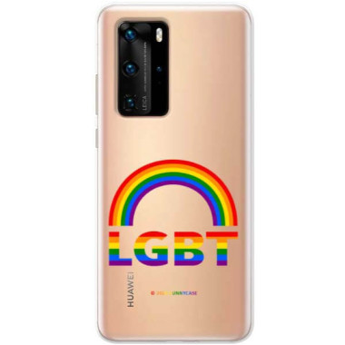 Etui Huawei P40 PRO, Etui LGBT Wzory 2020-1 Wielokolorowy - FunnyCase