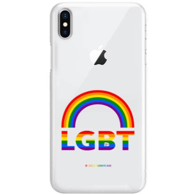 Etui Apple IPHONE X / XS, Etui LGBT Wzory 2020-1 Wielokolorowy - FunnyCase