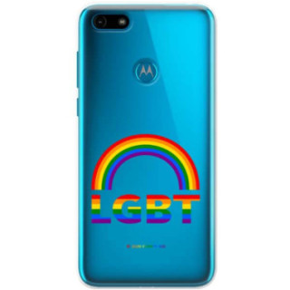 Etui Motorola MOTO E6 PLAY, Etui LGBT Wzory 2020-1 Wielokolorowy - FunnyCase