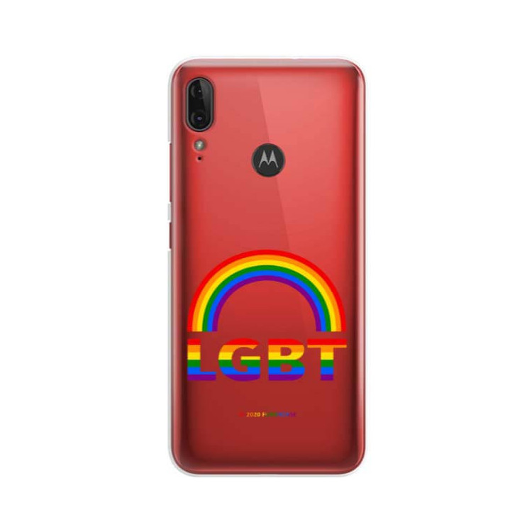 Etui Motorola MOTO E6 PLUS, Etui LGBT Wzory 2020-1 Wielokolorowy - FunnyCase