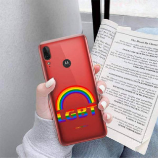 Etui Motorola MOTO E6 PLUS, Etui LGBT Wzory 2020-1 Wielokolorowy - FunnyCase