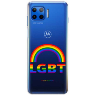 ETUI CLEAR NA TELEFON MOTOROLA MOTO G 5G PLUS LGBT-2020-1-104