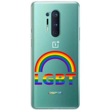 Etui Oneplus 8 PRO, Etui LGBT Wzory 2020-1 Wielokolorowy - FunnyCase